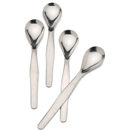 RSVP International Endurance Stainless Steel Egg Spoons, Set of 4