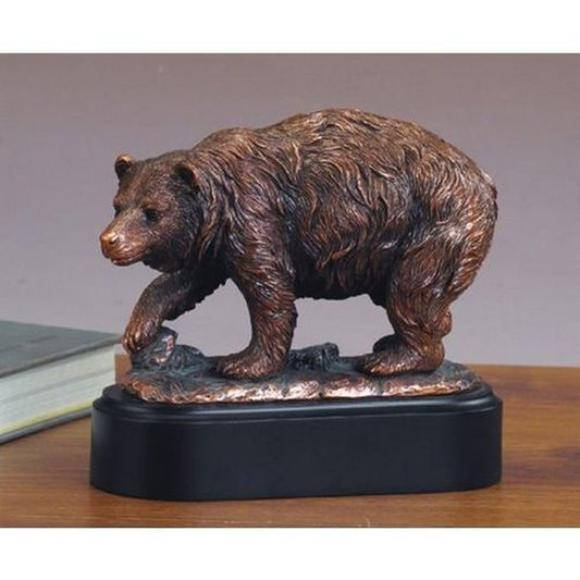 Walking Bear Statue - Bronze