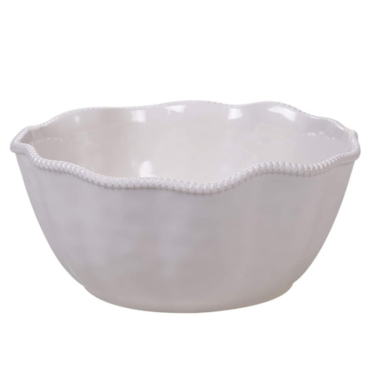 Certified International 27427 Perlette Cream Deep Bowl 11" x 5" Servware, Accessories,Hostess Serving