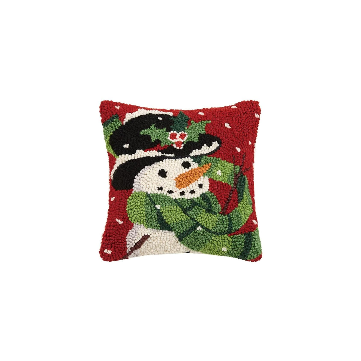 Peking Handicraft Pillow, 10 inches square, Multicolor