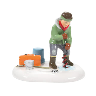 *Department 56 Original Snow Village Angling for A Win, Village Figure, 2.83 Inch, Multicolor
