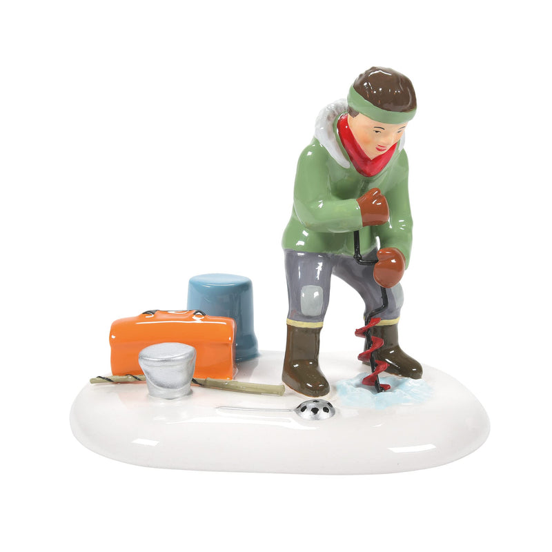 *Department 56 Original Snow Village Angling for A Win, Village Figure, 2.83 Inch, Multicolor