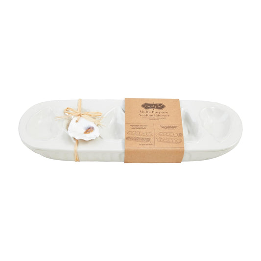 Mud Pie Tray, 4" x 14", White