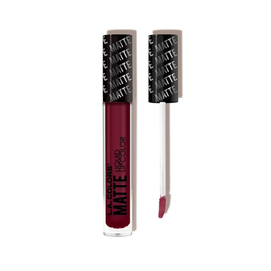 L.A. Girl Colors Matte Liquid Lip Color, Danger, 1 Ounce