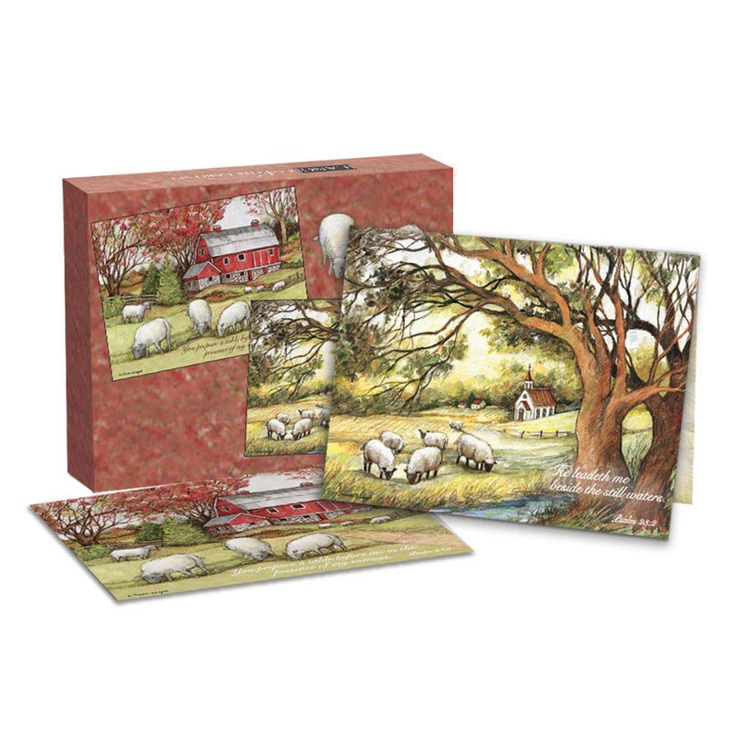 LANG The Lord Is My Shepherd Assorted Boxed Note Cards (2080534)