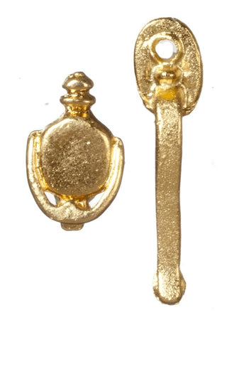 Aztec Imports Dollhouse Miniature Door Handle and Door Knocker #CLA05602