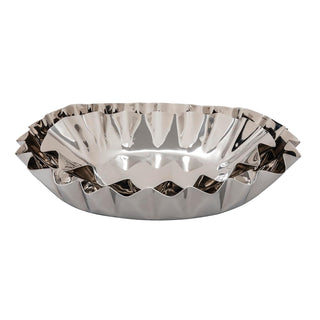 Mud Pie Tray, small 7 1/2" x 11" | large 9 1/2" x 13", Silver