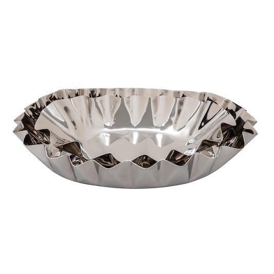 Mud Pie Tray, small 7 1/2" x 11" | large 9 1/2" x 13", Silver