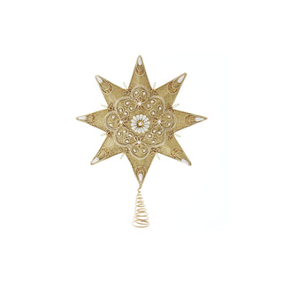 Kurt S. Adler Tree Topper, 16-inch, Gold