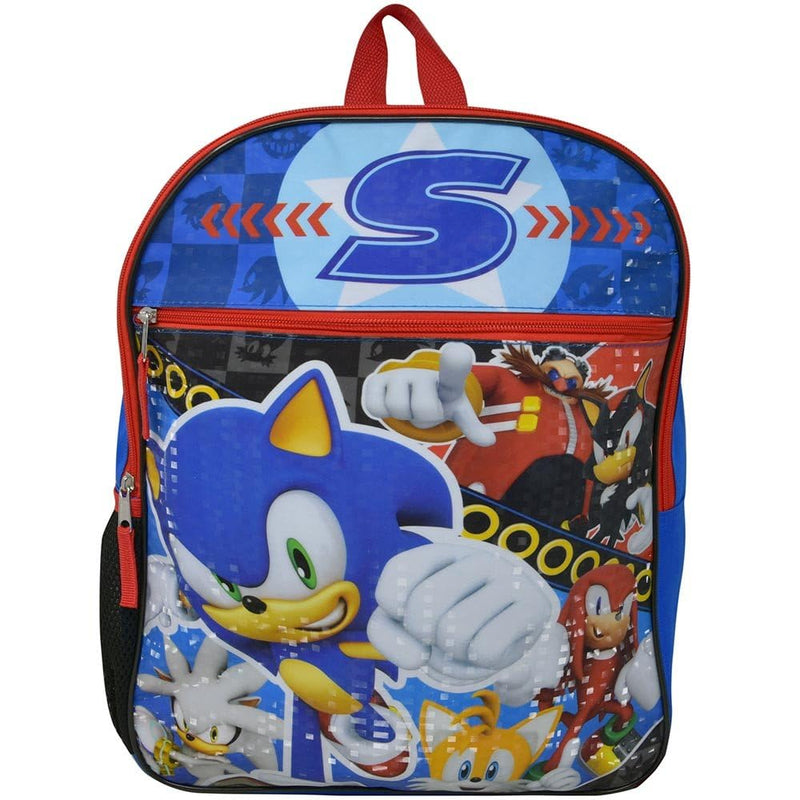 Bioworld Sonic The Hedgehog 16&quot; Backpack- BPB6MR7SEG