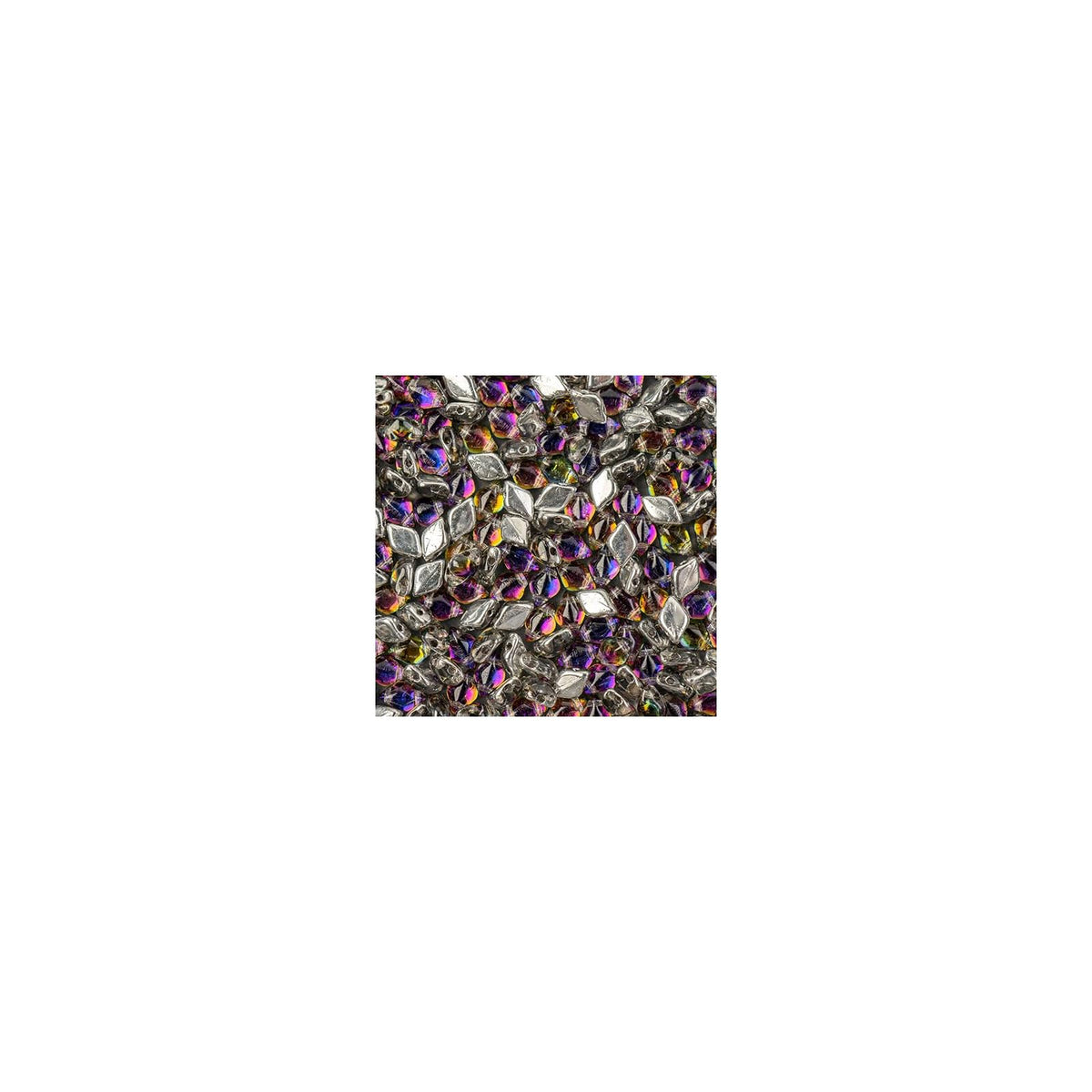 John Bead Craft Bead, Crystal Backlit Heliotrope