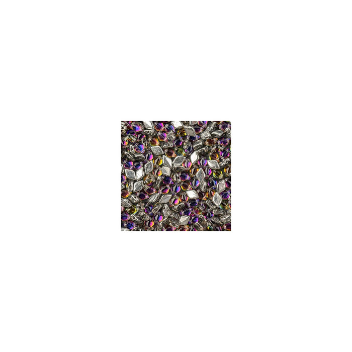 John Bead Craft Bead, Crystal Backlit Heliotrope