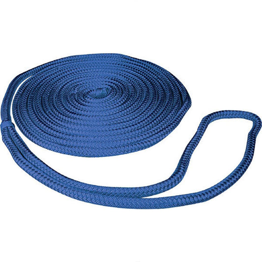 Land N Sea Distributing Double-Braid Nylon Dock Line 1/2" x 15' 40361 Blue