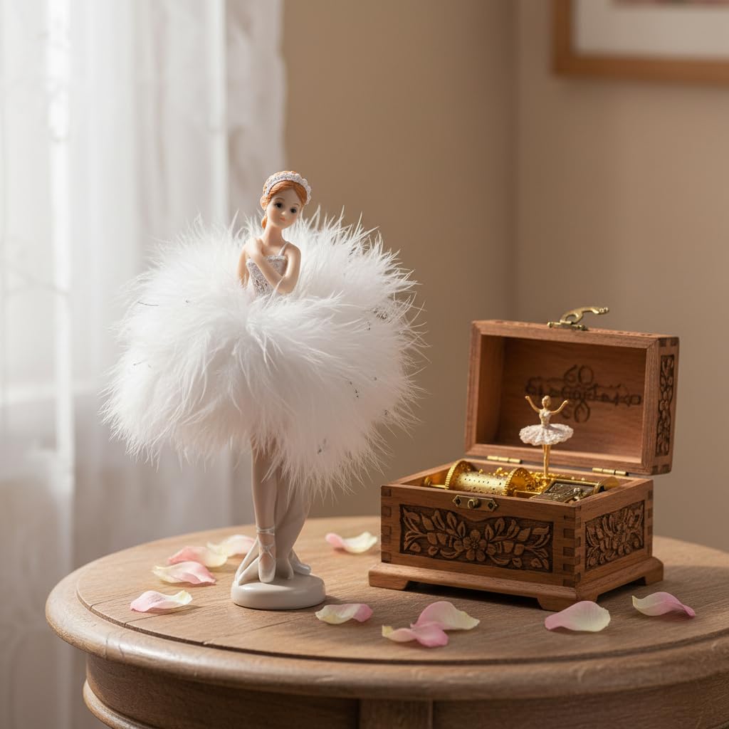 Comfy Hour Figurine, 7", White