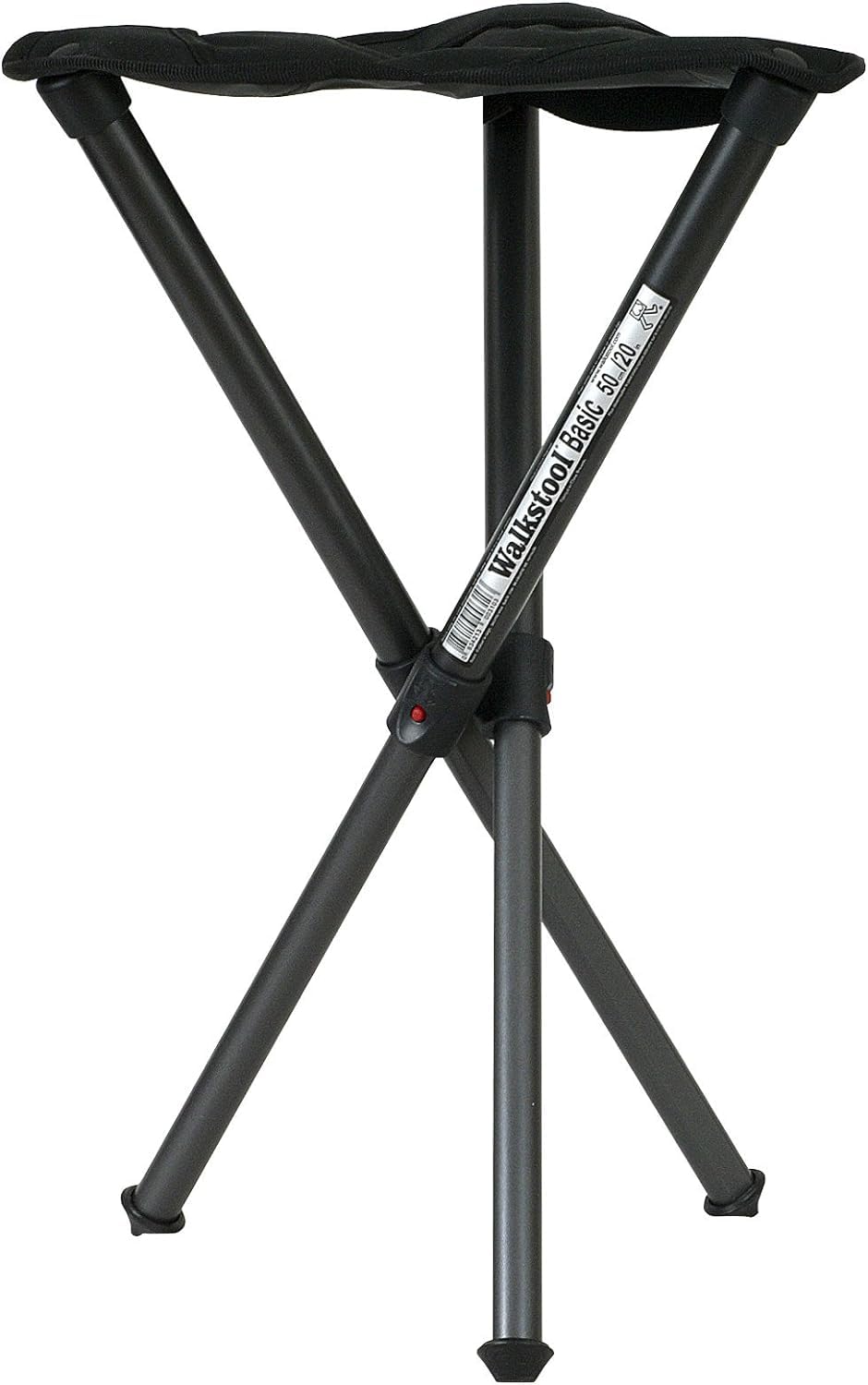 Walkstool Stool Seating, 20" Seat Height, Black