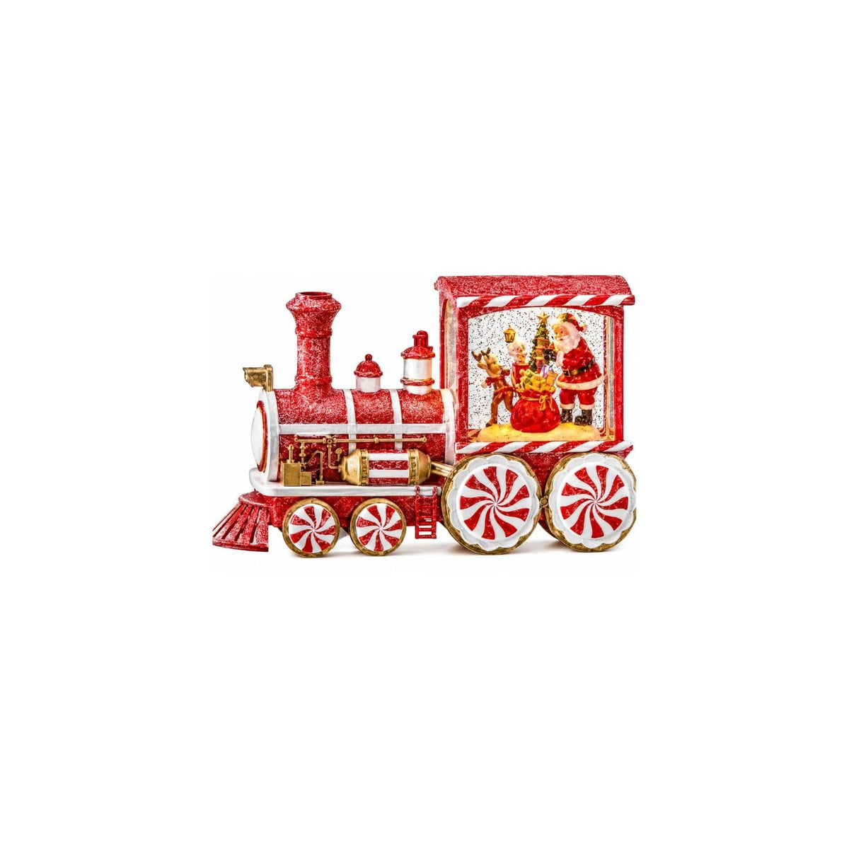 Regency International Snow Globe, Red White, Classic