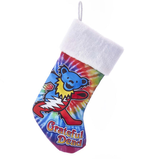 Kurt Adler 19" Grateful Dead Bear Printed Stocking