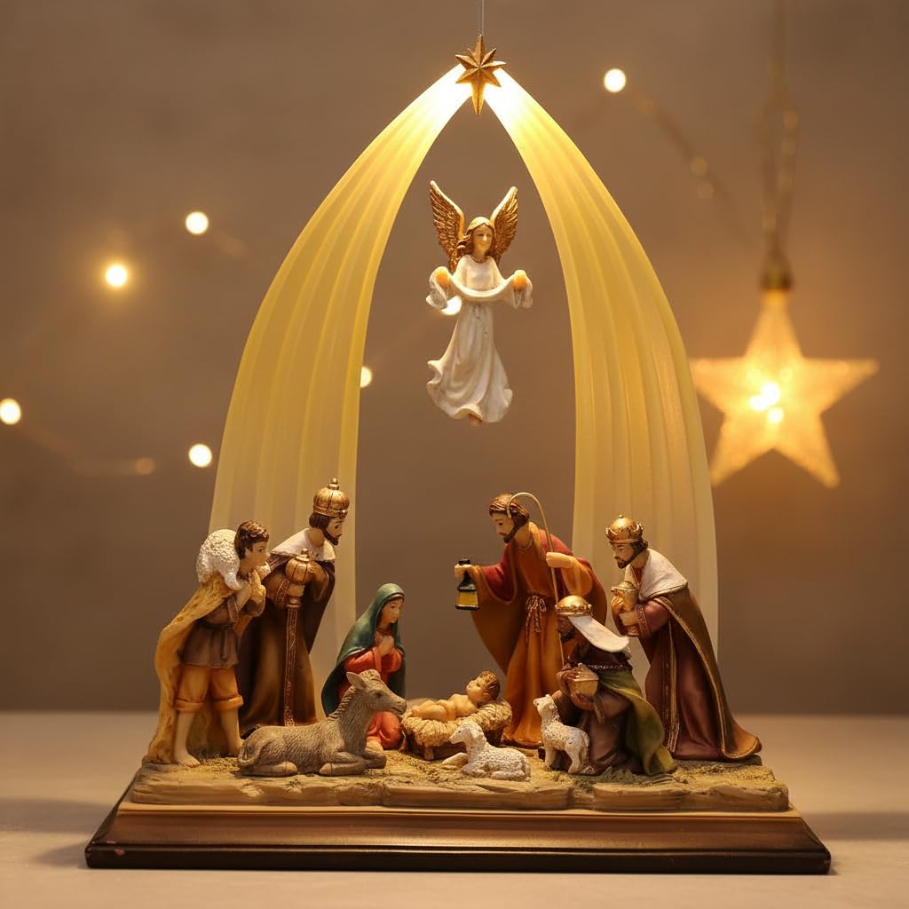 Comfy Hour 12.5 Inch Nativity Set Figurine, Holy Family Scene, 1 Piece