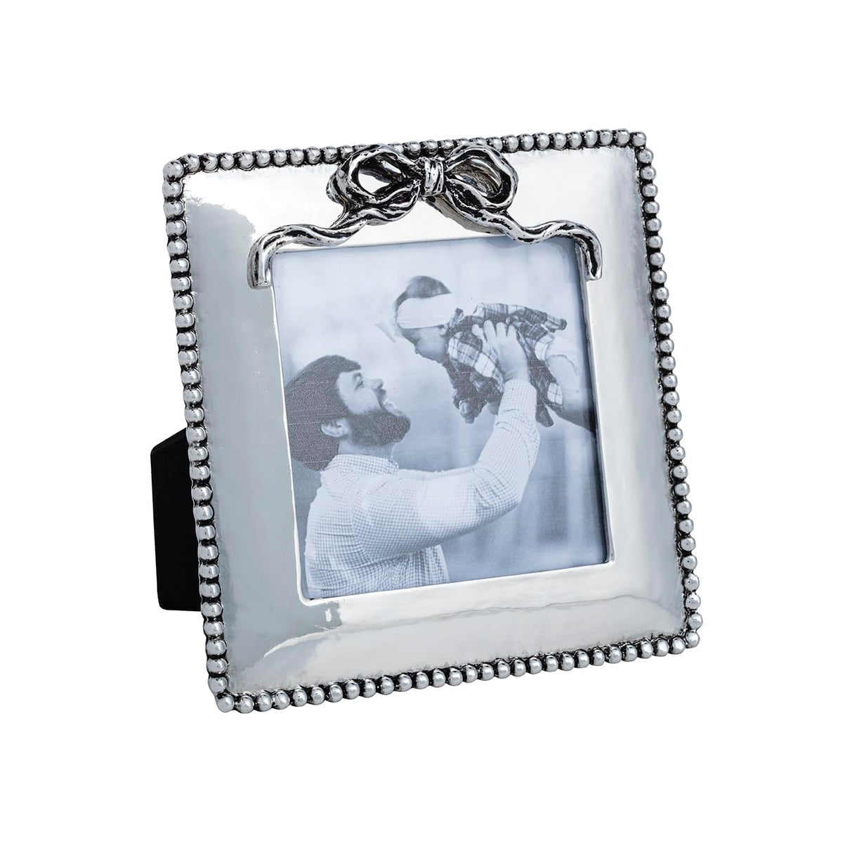 Mud Pie Picture Frame, 5" x 5", Silver Square