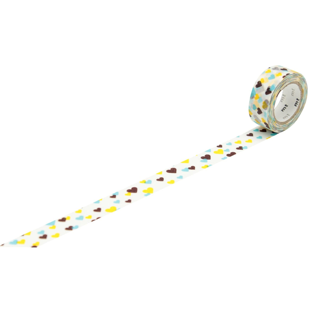 MT Adhesive Tapes, 0.6 in. x 23 ft. (15mm wide), Motif Heart (0.6 in. x 7.67 yds