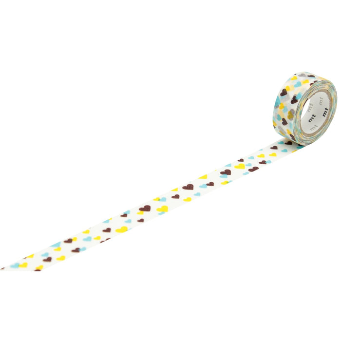 MT Adhesive Tapes, 0.6 in. x 23 ft. (15mm wide), Motif Heart (0.6 in. x 7.67 yds
