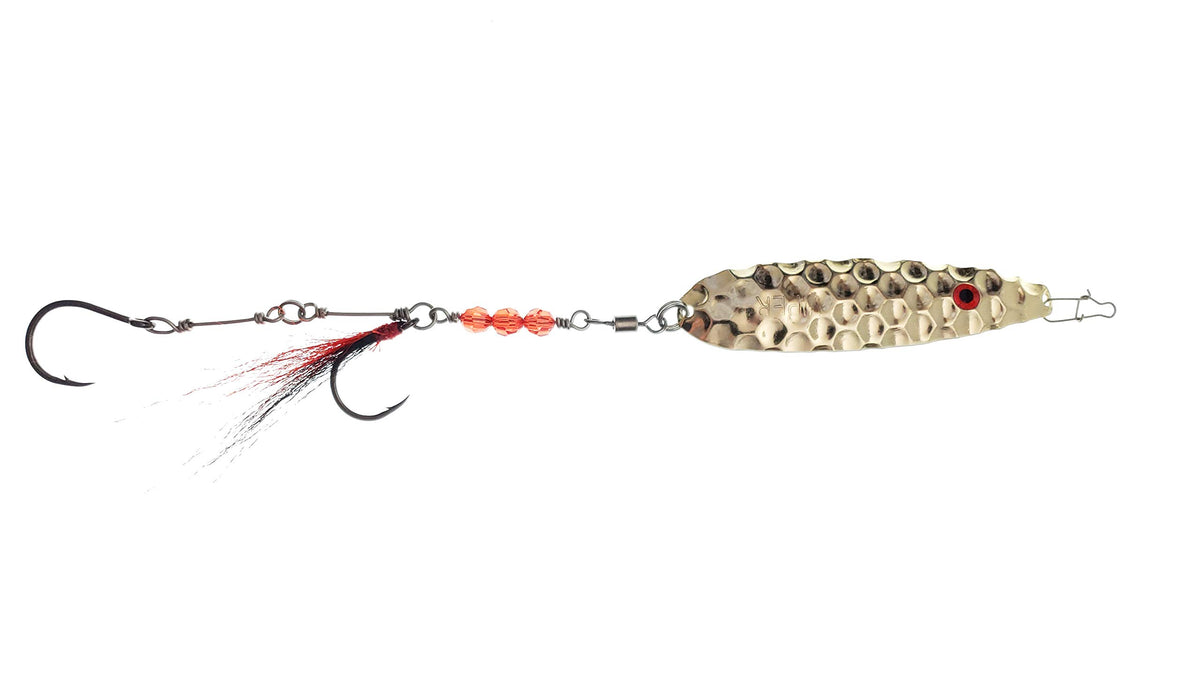 Viper Spoon Fishing Hook, Gold, Modern