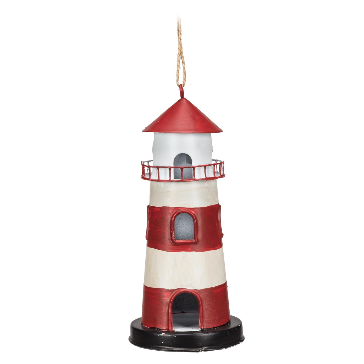 Abbott Collection Hanging Ornament, 5 inches, Red/White