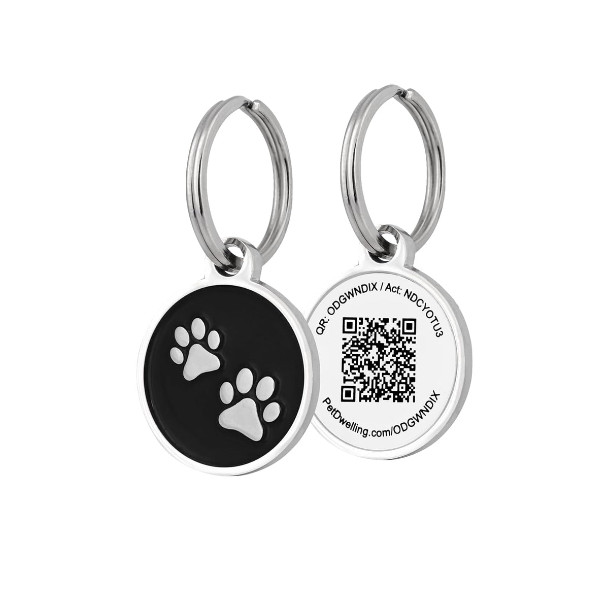 Pet Dwelling Label, 22.5*1.5mm, Black Mini