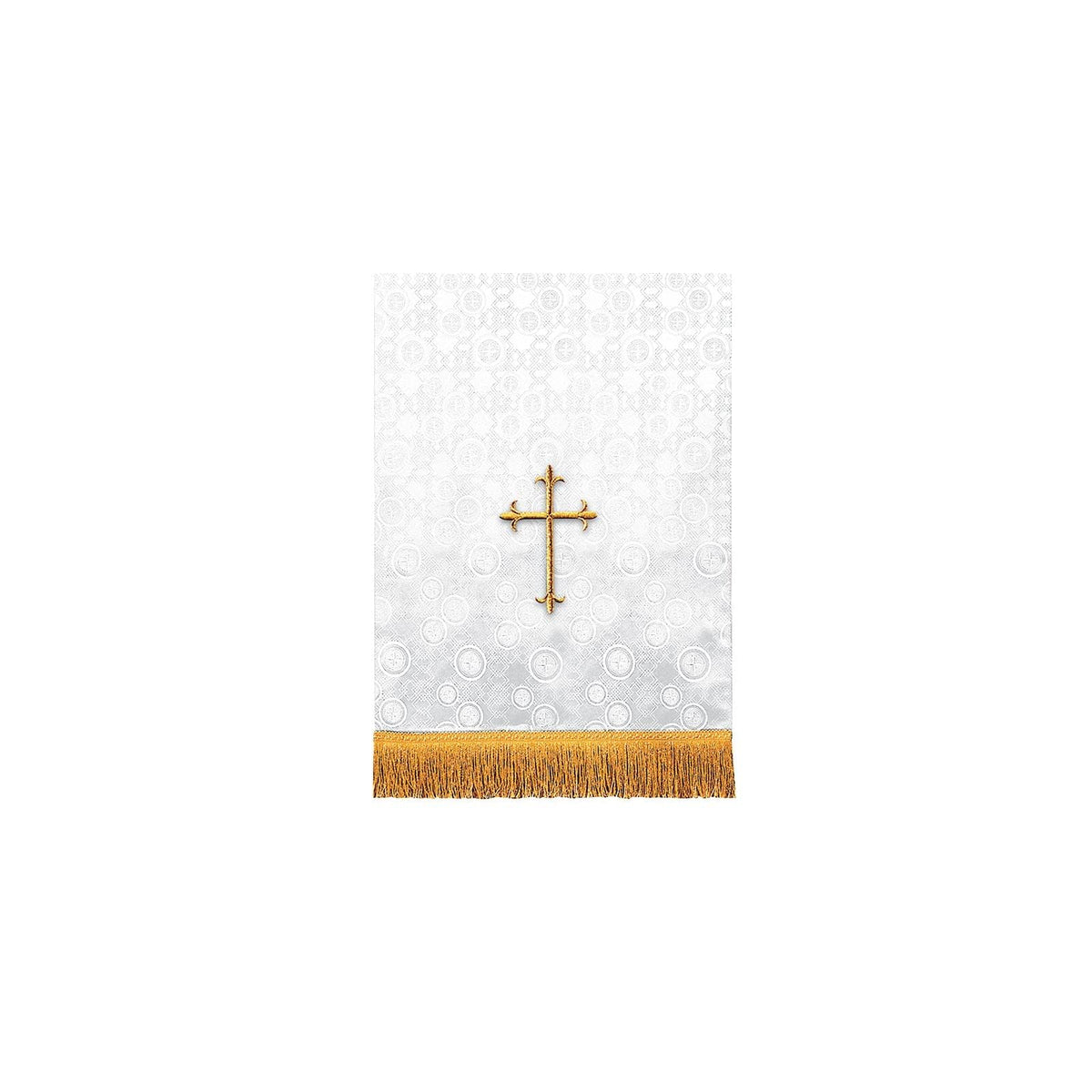 Murphy Robes Scarf, 17 x 35-Inch, White