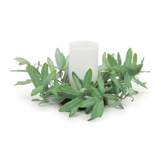Melrose Candle Holder, 12 Inch, Green