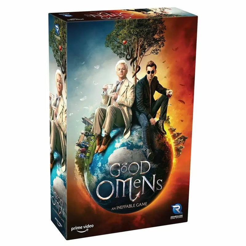 Renegade Game Studios | Good Omens | Card Game | Ages 14+ | 2-4 Players | 15-30 Minutes Playing Time