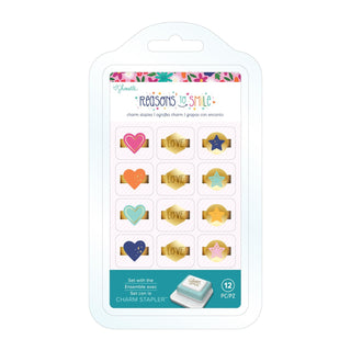 American Crafts Hardware Staple, 2 cm x 1,3 cm, 12 Pieces