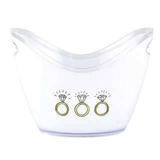 Slant Collections Bucket, 10.8" x 8", Wedding - Rings