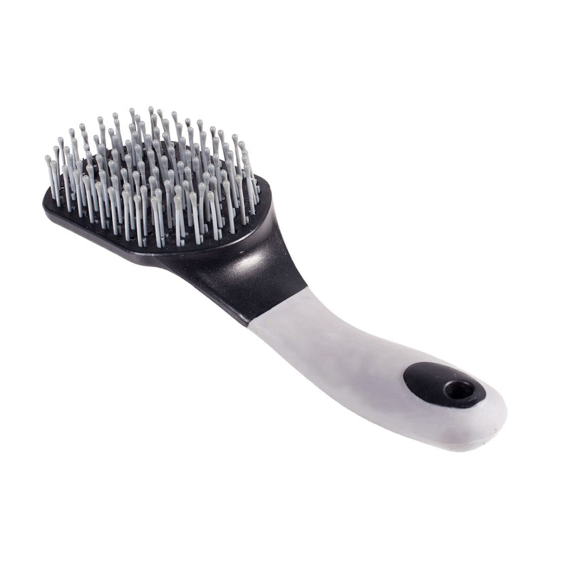 HORZE Soft Grip Brush for Mane and Tail - Black - One Size