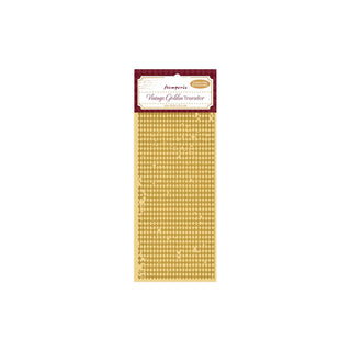 Stamperia Sticker Decal, 10cmX21cm, Golden