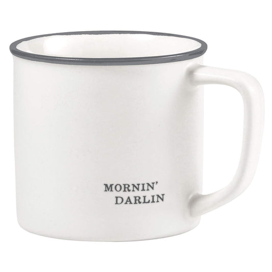 Creative Brands SB Design Studio Face to Face Coffee Cup/Mug, 16-Ounce, Mornin' Darlin'