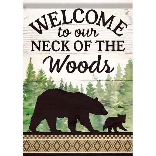 Carson Banner, 12.5 inches x 18 inches, Green, Black, White