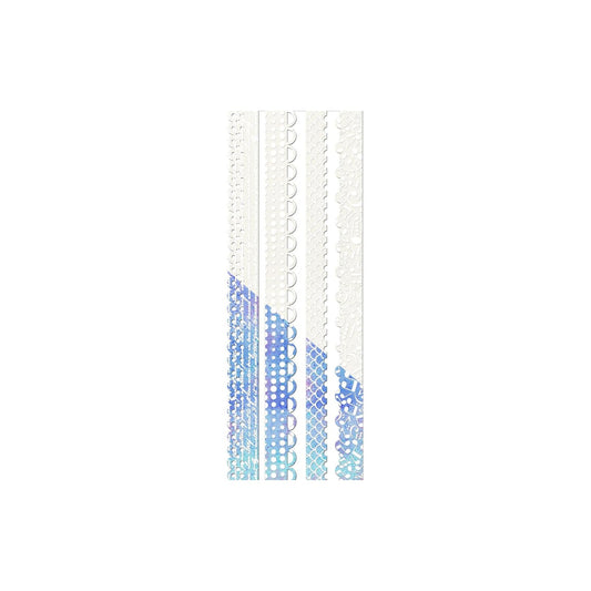 PRIMA MARKETING INC Wall Art, 12"L x 4.5"W, Resist Canvas Borders 1 - 3 Pcs - 12