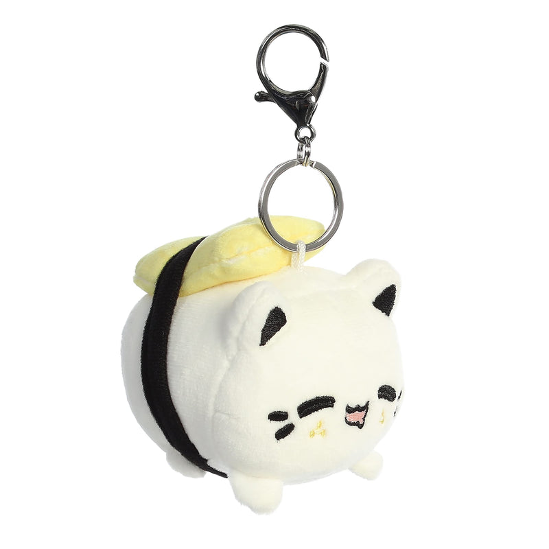 Aurora - Tasty Peach - 3.5" Tamago Sushi Meowchi Keychain