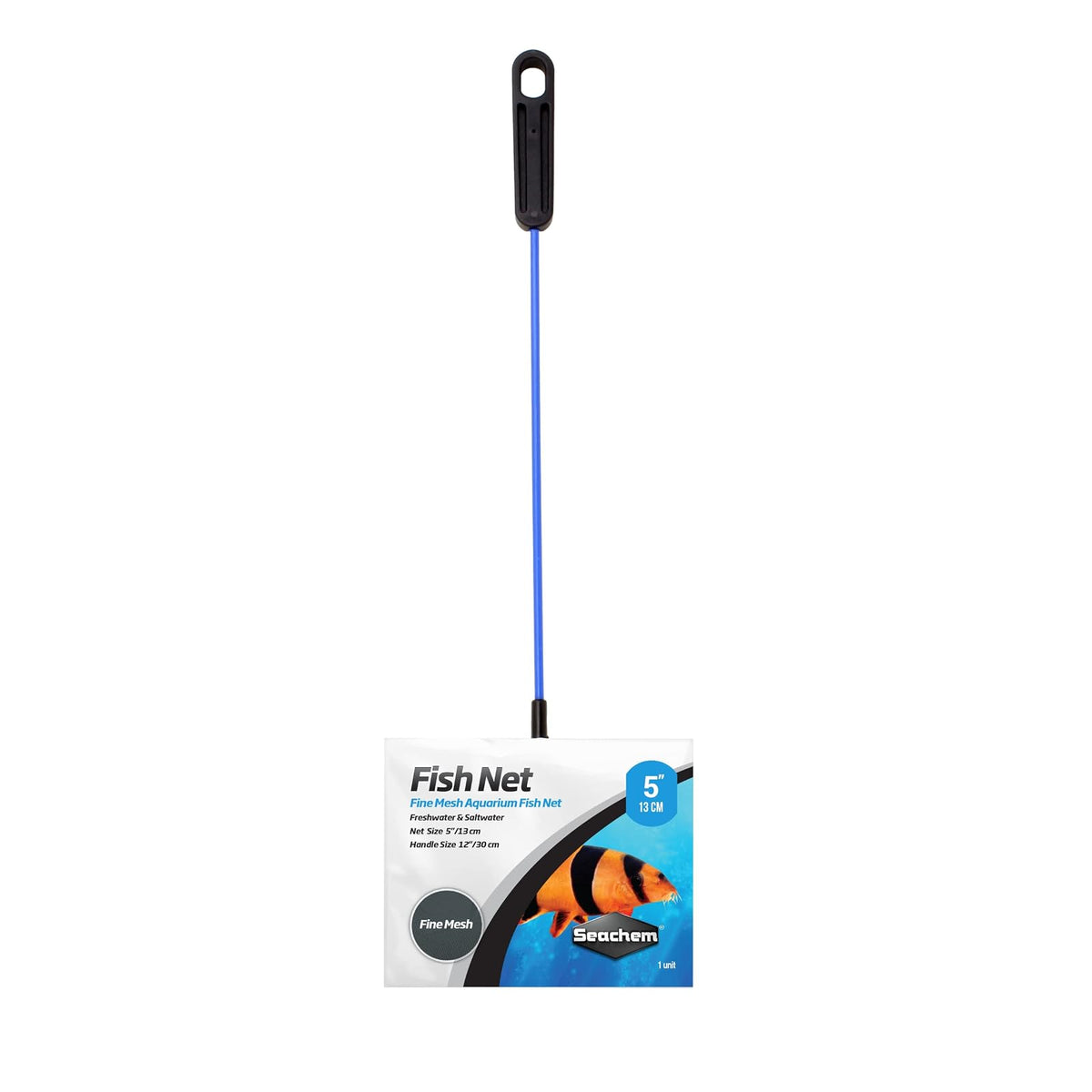 Seachem Fishing Net, Medium, black and blue