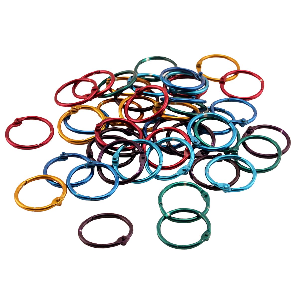 Hygloss Products, Inc Book Rings, 2 inch, Assorted Colors