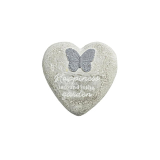 Mud Pie Sculpture, 4 1/2" x 4", Grey Happiness