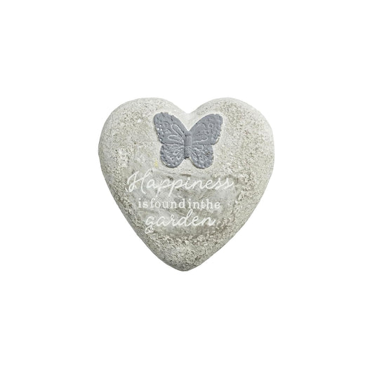 Mud Pie Sculpture, 4 1/2" x 4", Grey Happiness