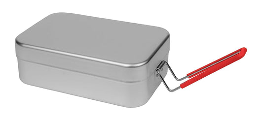 Liberty Mountain Trangia Mess Tin Reusable Sustainable Storage Container, Red Handle, Large