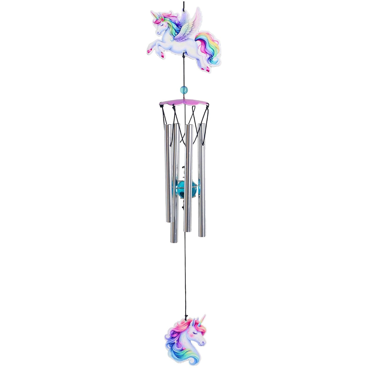 Spoontiques Wind Chime, Unicorn, Art Deco