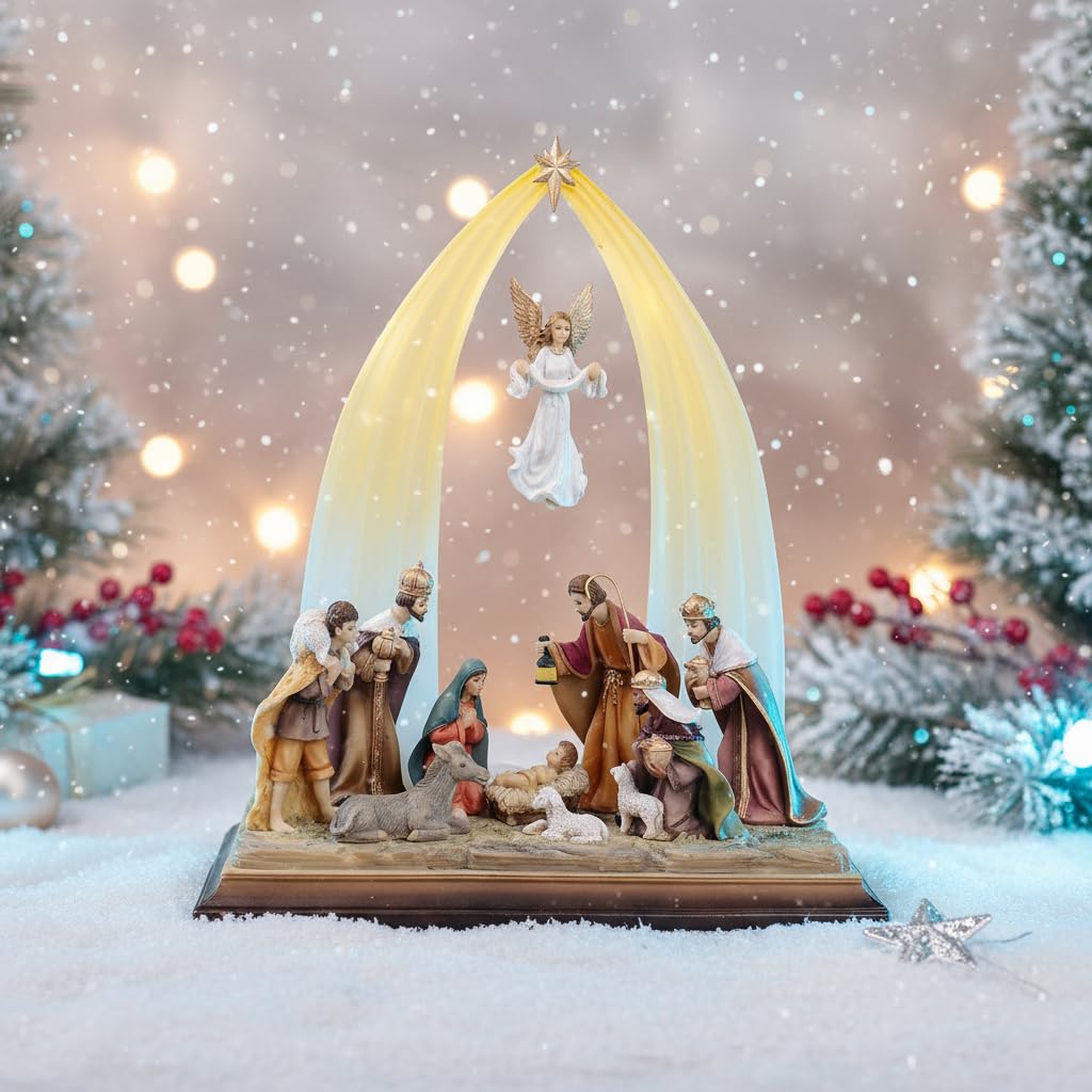 Comfy Hour 12.5 Inch Nativity Set Figurine, Holy Family Scene, 1 Piece