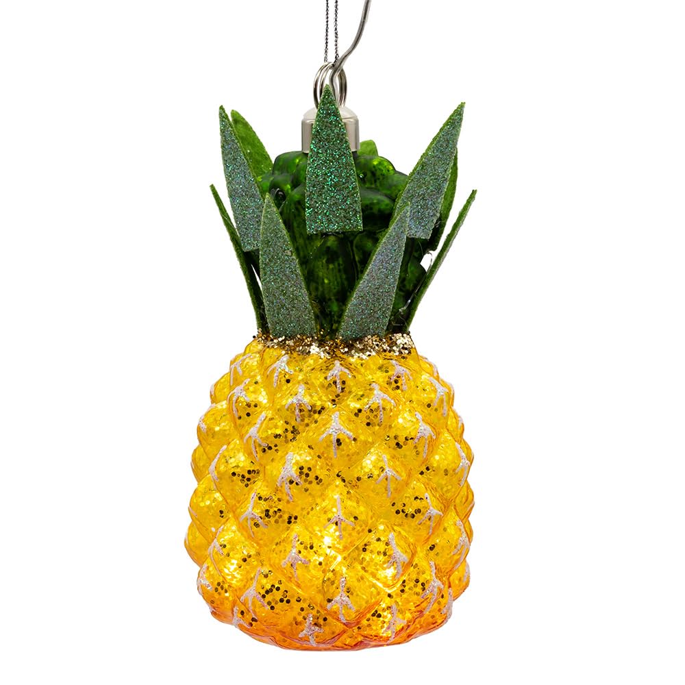 Kurt S. Adler Hanging Ornament, Yellow, Tropical