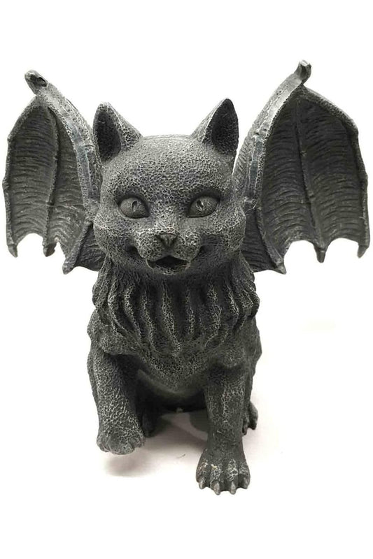 Pacific Trading Cat Gargoyle Candle Holder Home Decor Statue Made of Polyresin