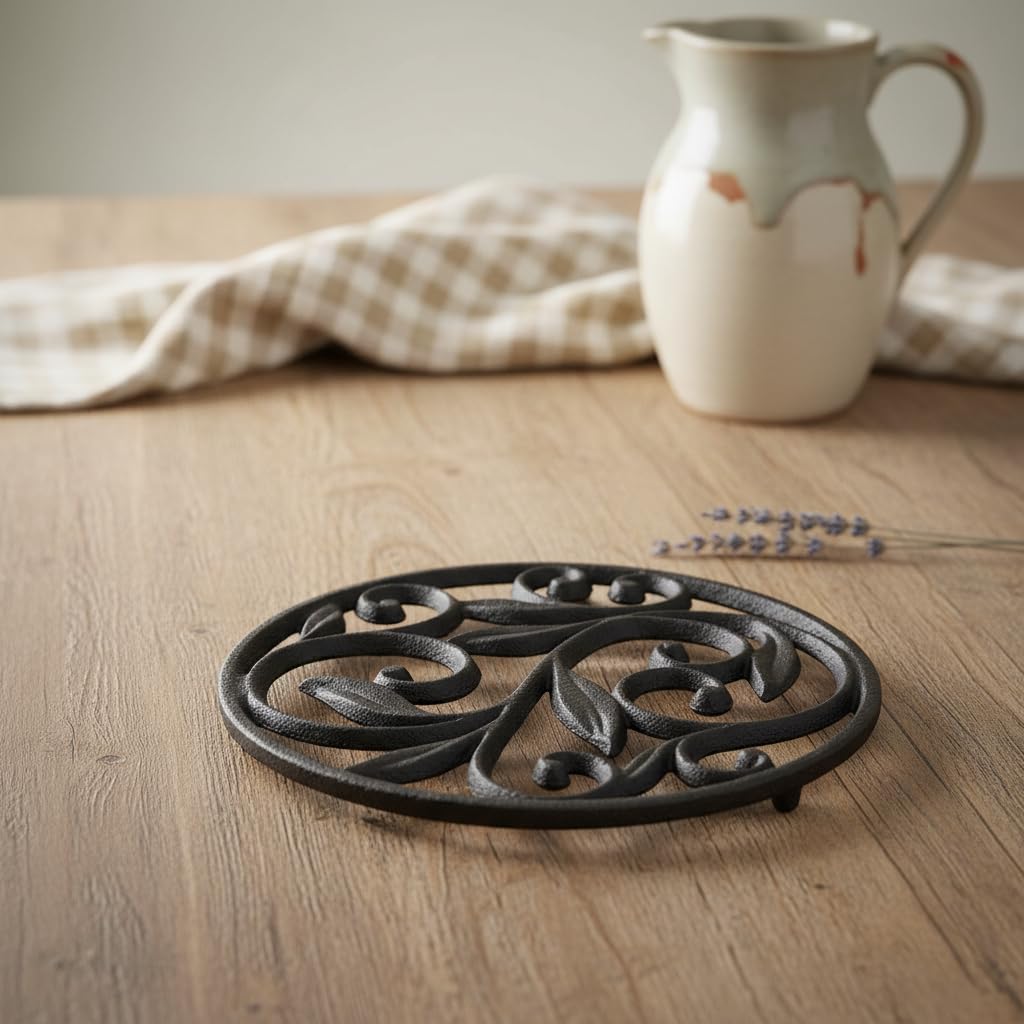 Comfy Hour Trivet, Black, Lodge