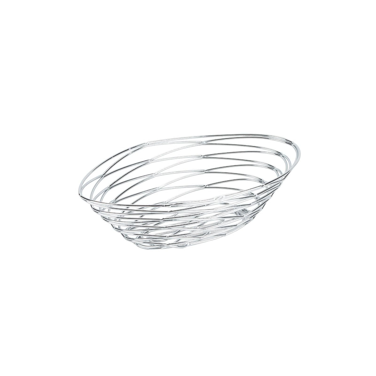 American Metalcraft Basket, 9.125" L x 5.75" W, Chrome